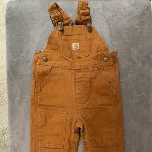 Carhartt Baby 100% Cotton Brown Overalls